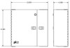   WM12BT Series Wall Mount Patch & Splice Fiber Enclosure 12 Plate Capacity-2