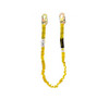 6 Ft Guardian Fall Protection Single Leg Internal Shock Lanyard W/ Steel Snap Hook | Genesee Supply Co.