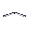 Cat 6A Angled 110-Style Patch Panel, 24-Port, 1RU, Black
