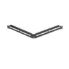 Cat 6A Angled 110-Style Patch Panel, 24-Port, 1RU, Black