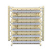 Cat 6 110-Style Wiring Block Kit, includes 288-pair block with legs, labels, and (72) C-4 clips