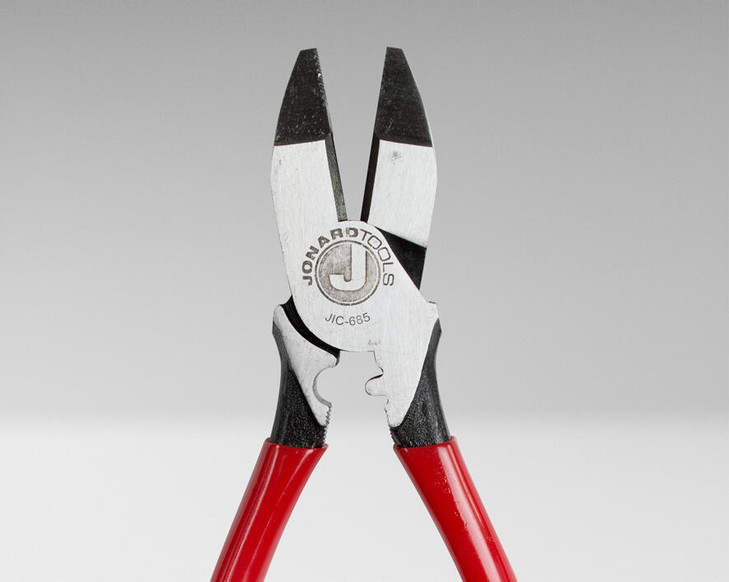 Jonard JIC-685 Linesman Plier W/ Fish Tape Puller & Crimper | American Cable Assemblies