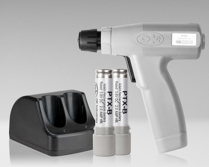 Jonard PTX-KIT2 PTX Tool, 230V Battery Charger, 2 Batteries | American Cable Assemblies
