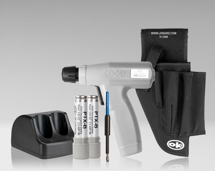 Jonard PTX-KIT2DH PTX Tool, Dfb224, 230V Batt Charg, 2 Batt, H-1000 | American Cable Assemblies