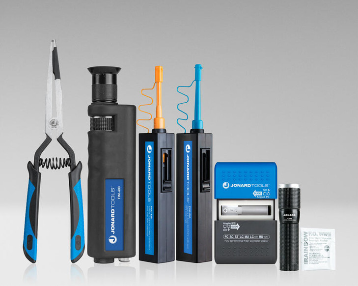 Jonard TK-189 Fiber Connector Cleaning And Inspection Kit | American Cable Assemblies
