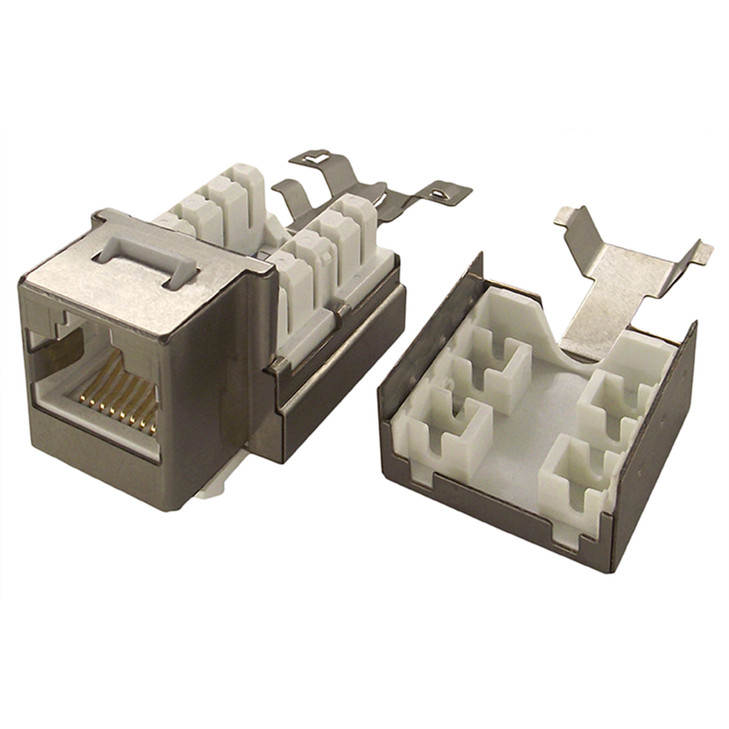 Shaxon SH-BM603SH810-B Shielded Cat5e RJ45 Keystone Jack 568A/B| American Cable Assemblies
