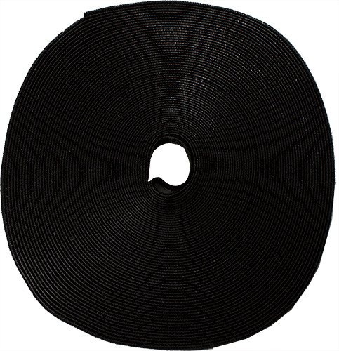 75â€² Roll Velcro Tie Wrap, 1/2â€³ wide, Black