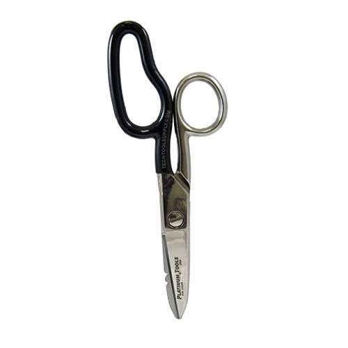 Platinum Tools 10525 Pro Electrician's Scissors - 1 | Genesee Supply Co.