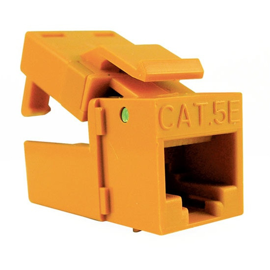 Platinum Tools CAT5 EZ-SnapJack Orange - 1 | Genesee Supply Co.
