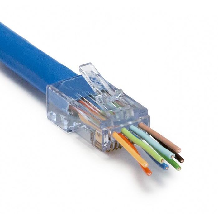 Platinum Tools ezEX38 ezEX-RJ45 Cat5e Connector - 50pc - 1 | Genesee Supply Co.