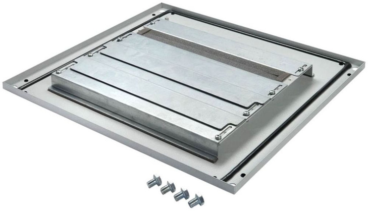 Hoffman P2BGP106 Gland Plate Fits 1000x600mm Steel Light Gray