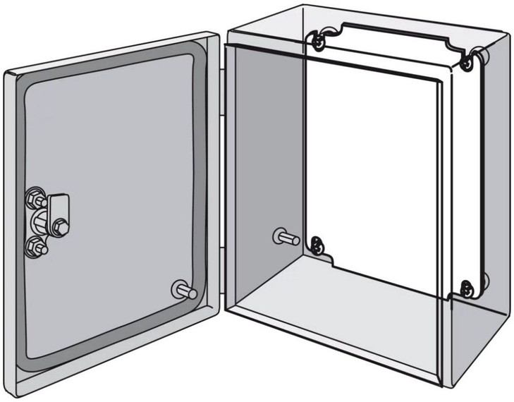 Hoffman LP1515G Panel 131x131mm Fits 150x150mm Steel | Genesee Supply Co.