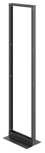 Hoffman EDR23FM51U Open Lan Rack 23" X 51U 96.00x24.25x15.00 Aluminum Black | Genesee Supply Co.