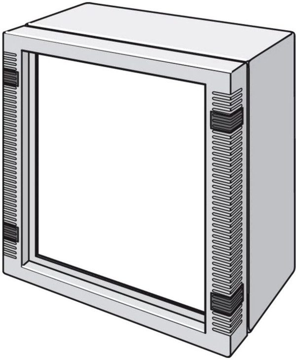 Hoffman LFP1616 Oi Front Plate Blank Fits 166x160mm Aluminum | Genesee Supply Co.