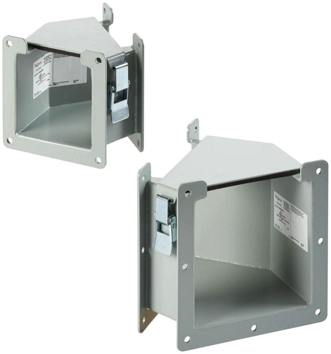 Hoffman F44LE45C Wireway 45 Elbow/outside Open 4.00x4.00 Steel Gray | Genesee Supply Co.