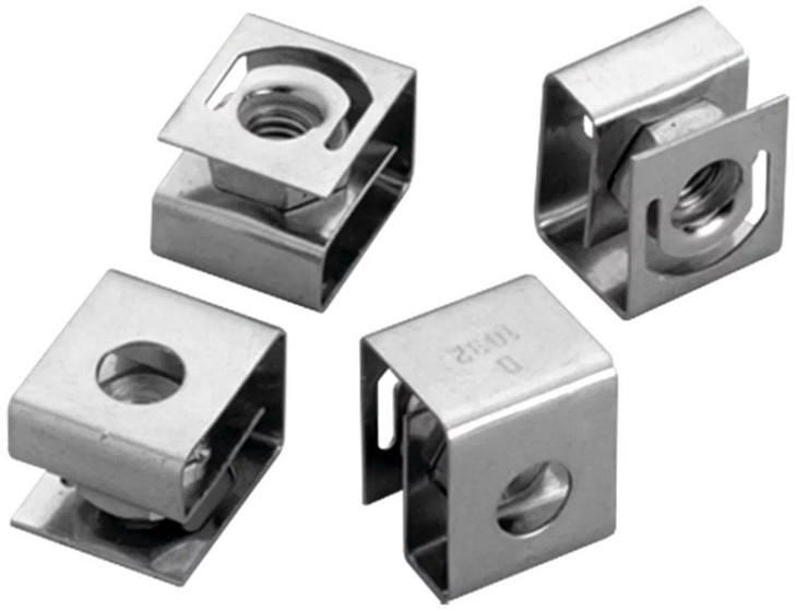 Hoffman AN1032 Clip Nut Pkg Rack A.(qty 20) #10-32 Steel | Genesee Supply Co.