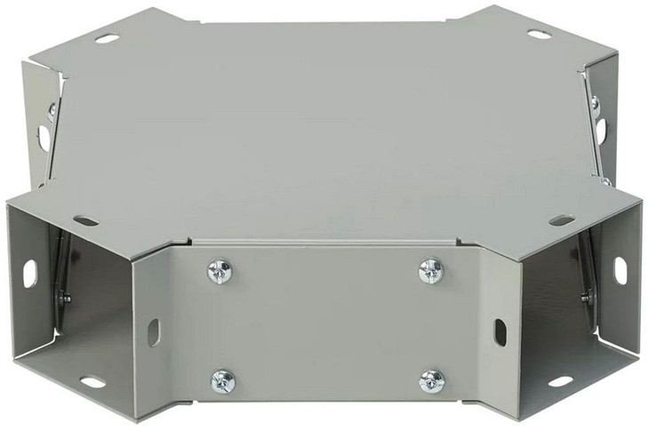 Hoffman F1212X Wireway Type 1 Cross Fits 12.00x12.00 Steel Gray | Genesee Supply Co.