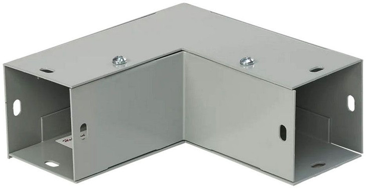 Hoffman F2290EOUT Wireway Type 1 90 Elbow Outside Fits 2.50x2.50 Steel Gray | Genesee Supply Co.