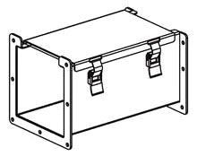 B-line 44-12LAHW Nema 12 Layin Wireway Hoffman Wiegmann Adapter 4X4 | Genesee Supply Co.