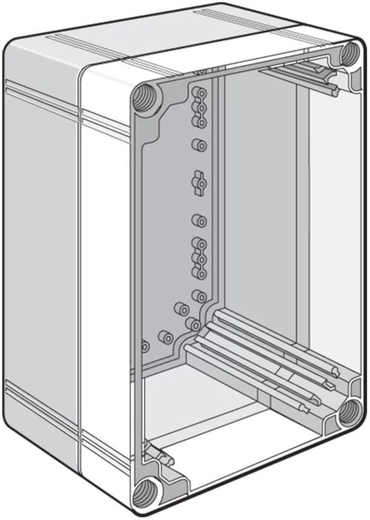 Hoffman Q3030EXTI Extension Ring 50mm Fits 300x300mm Polycarbonate | Genesee Supply Co.