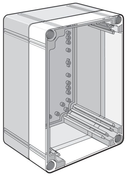 Hoffman Q2020EXTI Extension Ring 50mm Fits 200x200mm Polycarbonate | Genesee Supply Co.
