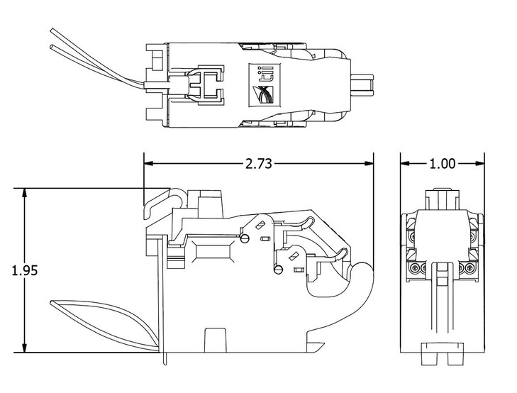   95S-1-11 DSL POTS Splitter Module-2