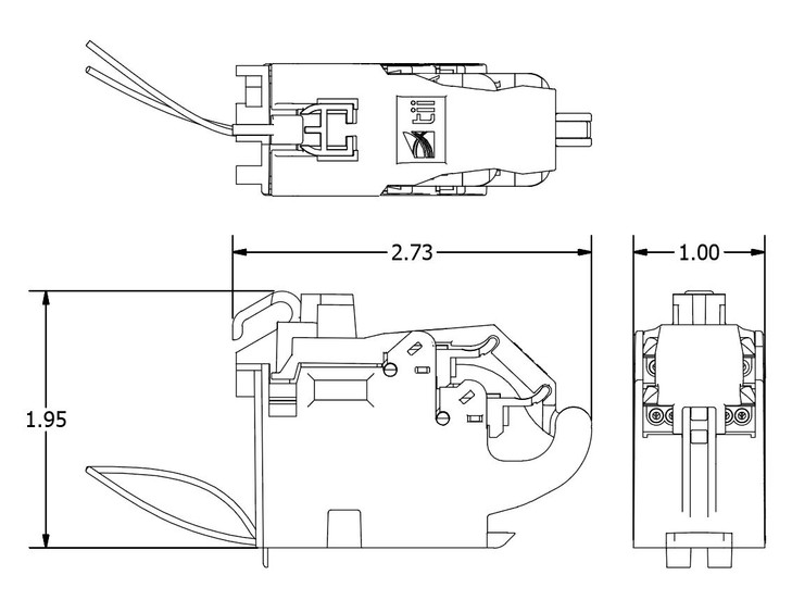   95S-1-09 ADSL2+ POTS Splitter Module-2