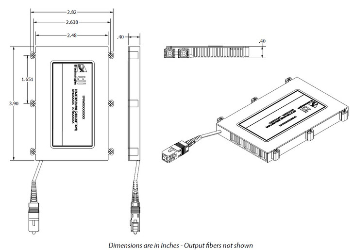   LPS Series Low Profile 1×64 PLC Splitter Module-2