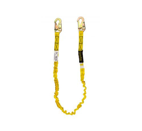 6 Ft Guardian Fall Protection Single Leg Internal Shock Lanyard W/ Steel Snap Hook | Genesee Supply Co.
