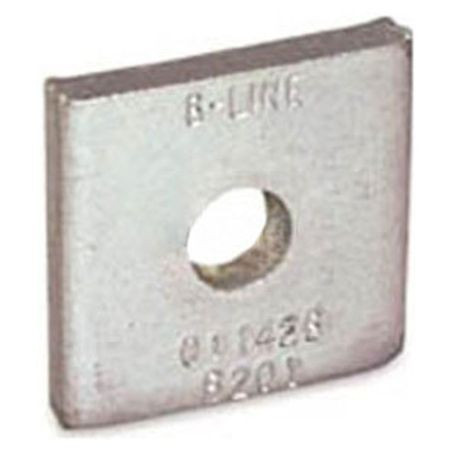 B-Line B202ZN WASHER SQ 1/2IN 9/16IN STL 1/2IN BOLT-1