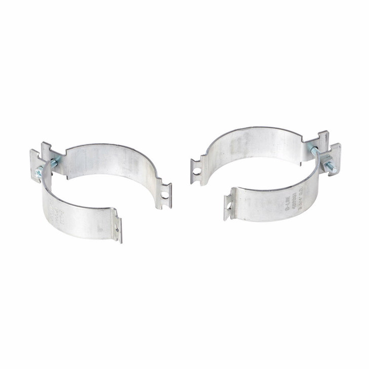 B-Line 4D2014PAZN 2-1/2 Inch Rigid 2-7/8 Inch OD Zinc Clamp-1