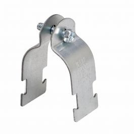 B-Line B2001ZN B2000 2-Piece Conduit/Pipe Clamp 1/2 in Conduit Steel-1
