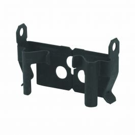 B-Line BX4M Flexible Conduit Cable Fastener, For Use With 14 to 10 AWG Cable, 2-Runs, 3/8 in Conduit, High Carbon Steel-1