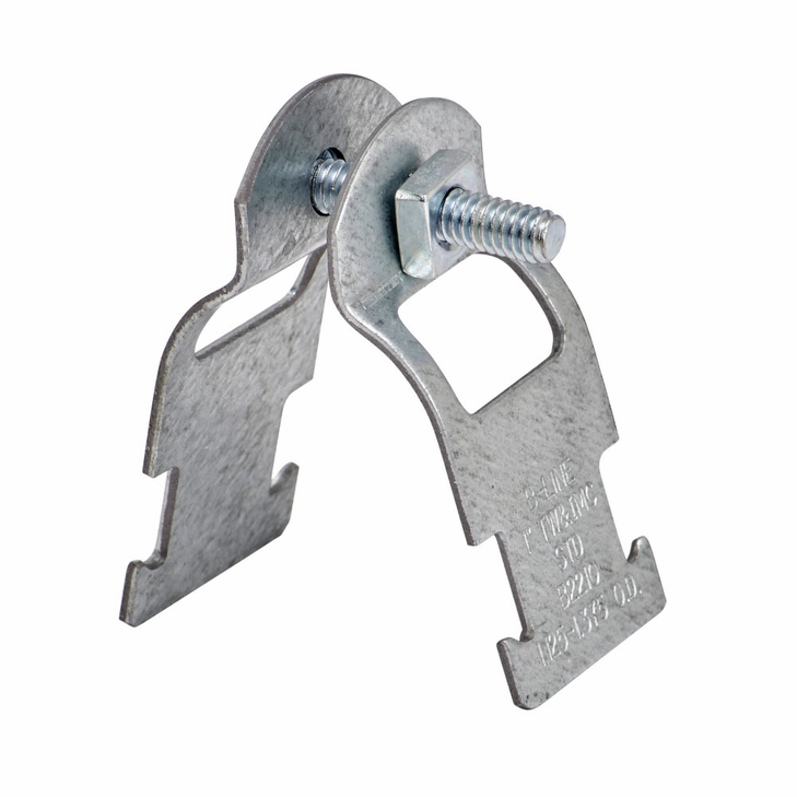 B-Line B2212ZN B-Line B2212ZN 1-1/2 Inch Zinc Plated Rigid/IMC Thinwall Multi-Grip Pipe Clamp-1