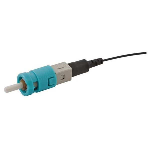 Fiber Optic Connector, Fiber, Aqua, PK12-1