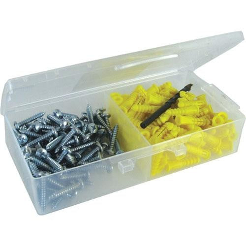 Dottie 2AKHX Hex/Phillips/Slotted Head Anchor Kit #10 x 1 Inch-1