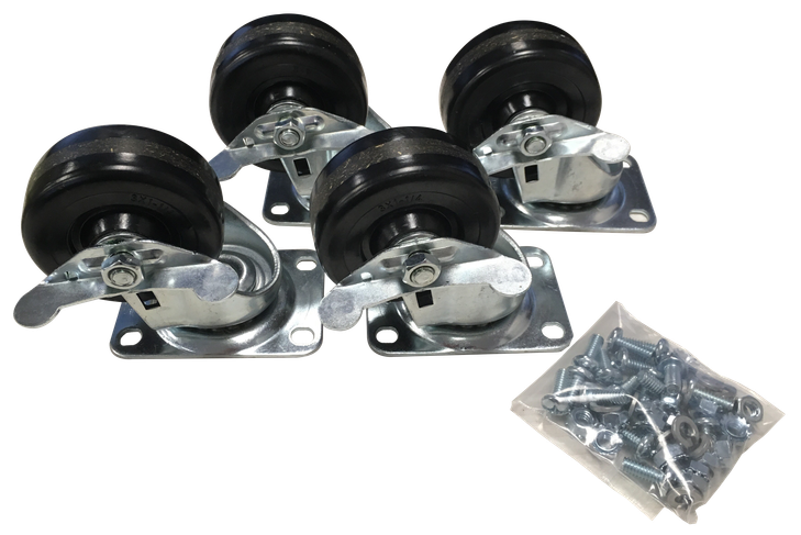 4PK HEAVY DUTY LOCKING CASTERS-1