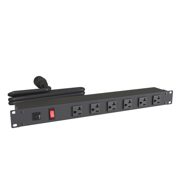 20A 6 OUTLET SWITCH 15' TW LCK-1