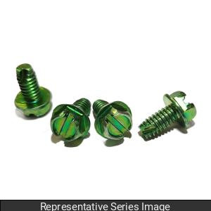4 PKG GREEN 1/4-20 BOND SCREW-1
