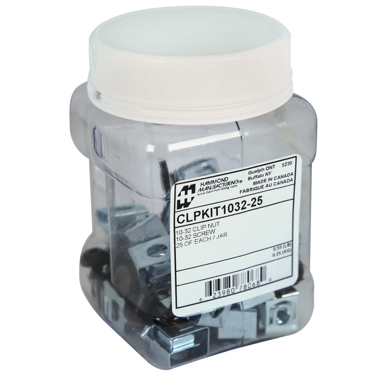25PK 10-32 CLIPNUTS & SCREWS-1