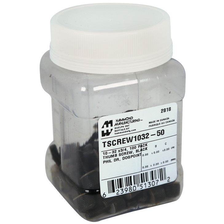 50 PKG 10-32 THUMB SCREWS-1