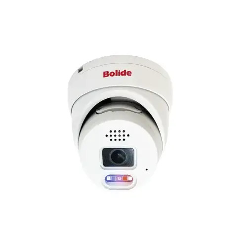 Bolide Technology Group BN8019AD H.265 8MP ( 4K ) 180 Degree Panoramic Camera, 2.0mm Panoramic Lens, IP67 Full Color Active Deterrent Camera, Color at Night Warm Light Up to 82 Feet, IR Up to 98 Feet, Two-Way Audio