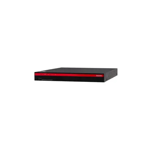 Bolide Technology Group BN-NVR/8NX-S/NDAA 8-Channel 4K H.265 NVR with 8-Port Built-in PoE, Supports Up to 4K Cameras, 100Mbps Throughout, 4K Output, HDMI, VGA, 2 Hard Drive Bays Up to 12TB Each Bay, 24TB Max, NDAA Compliant, iPac AI Enabled