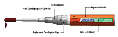 CleanClicker™ MCC-CC250 750 Fiber Optic Connector Cleaner (2.5 mm)