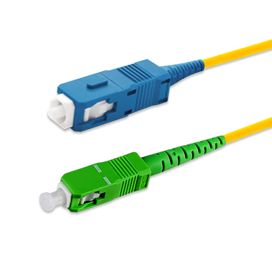 American Cable Assemblies #96103 SC UPC to SC APC Simplex OS2 Single Mode PVC (OFNR) 2.0mm Tight-Buffered Fiber Optic Patch Cable