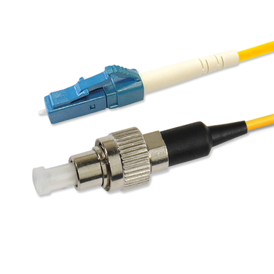American Cable Assemblies #40829 LC UPC to FC UPC Simplex OS2 Single Mode PVC (OFNR) 2.0mm Tight-Buffered Fiber Optic Patch Cable