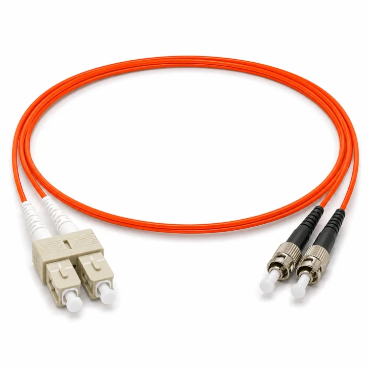SC/ST OM1 3-meter Duplex Fiber Patch Cable