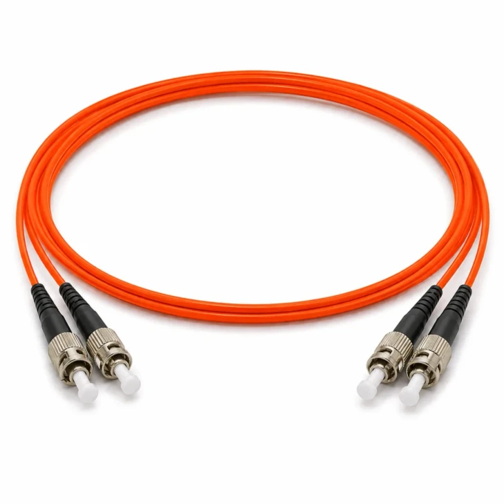 ST/ST OM1 3-meter Duplex Fiber Patch Cable