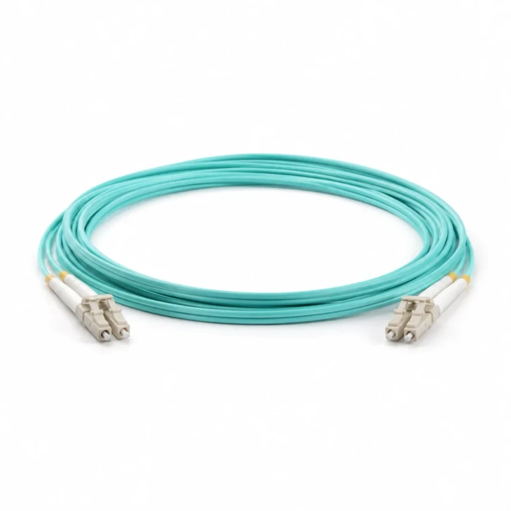 LC/LC OM3 2-meter Duplex Fiber Patch Cable