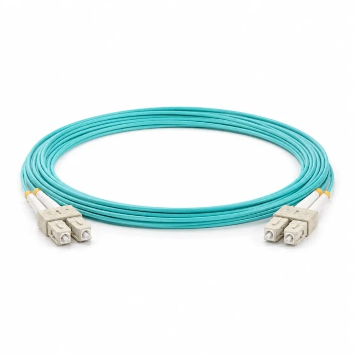 SC/SC OM3 3-meter Duplex Fiber Patch Cable
